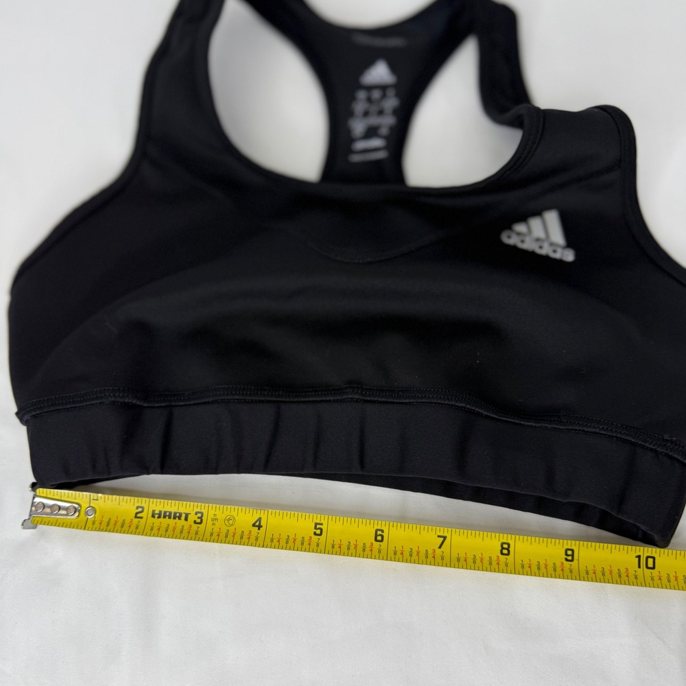 Adidas Techfit Climalite Womens Racerback Sports Bra Black Medium Support Small‎ - Picture 6 of 10
